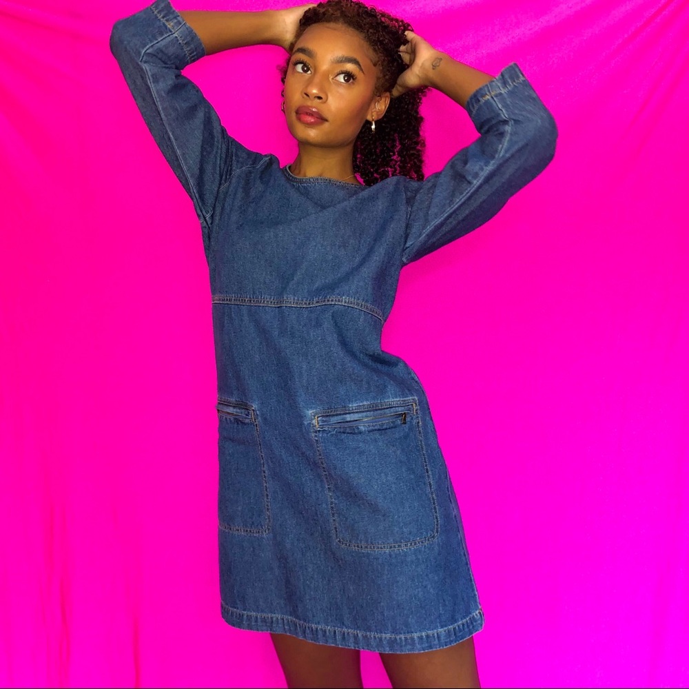 F21 Denim Dress